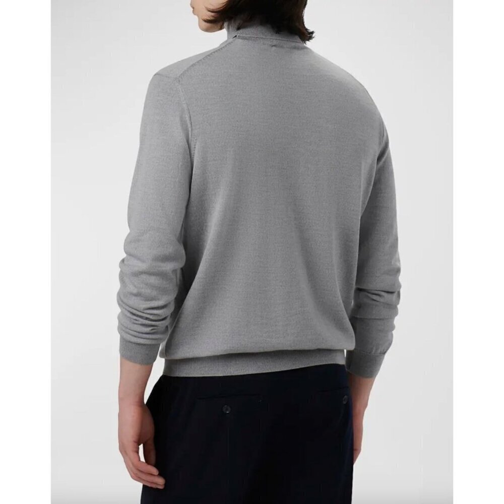 Bugatchi Super Merino Solid Turtleneck Sweater Ce… - image 3